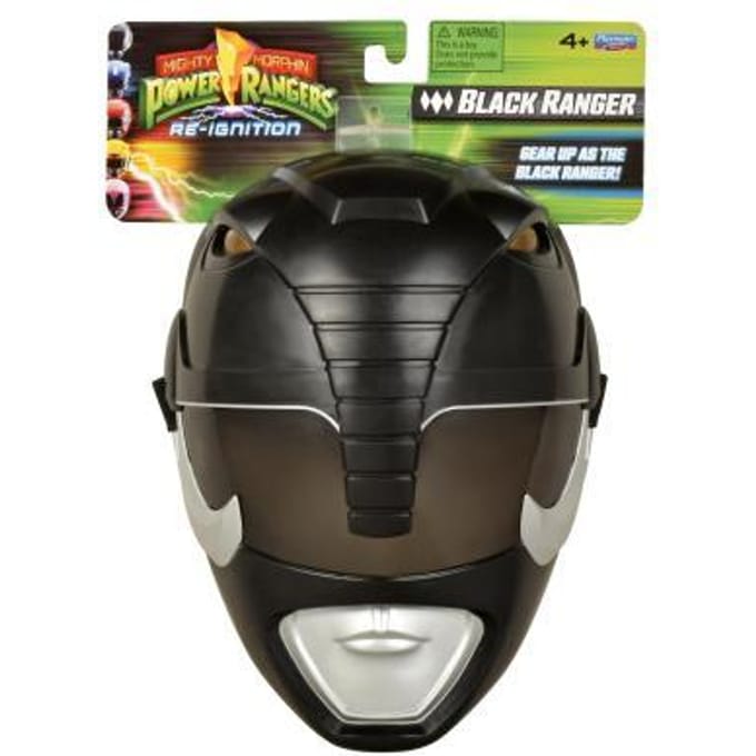 Playmates Mighty Morphin Power Rangers Mask Black Ranger Helmets & masks