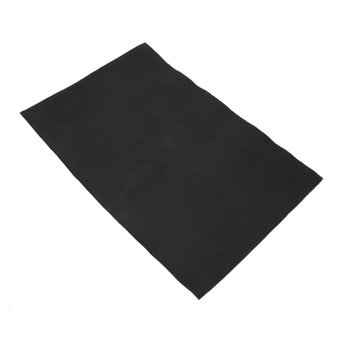 Schoen Rubber Zoolplaat Zwart 1.2mm Antislip Zacht Slijtvast Rubber Zoolplaat voor Onderkant black