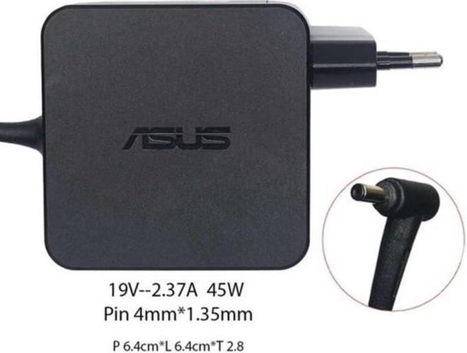 ASUS - Laptop Oplader - 45W - 19V 2.37A - 4.0 x 1.35 mm - Zwart