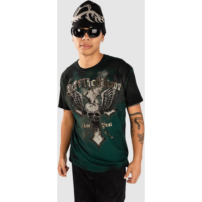Affliction Live Fast T-Shirt zwart