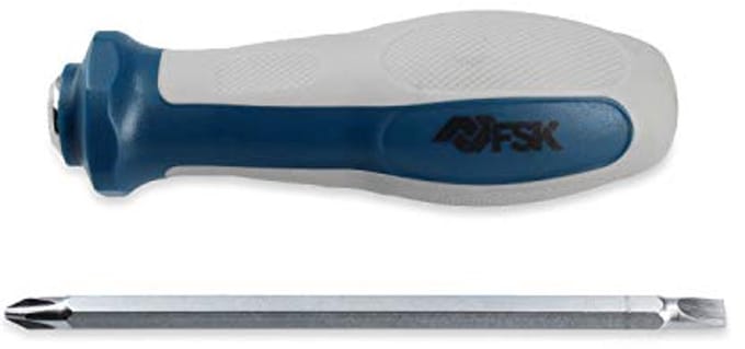 Chroom Schroevendraaier Vanad - Grijs/Blauw