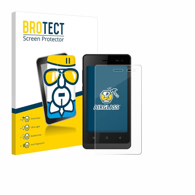 Screenprotector voor Logicom Wave 2 Beschermglas transparant