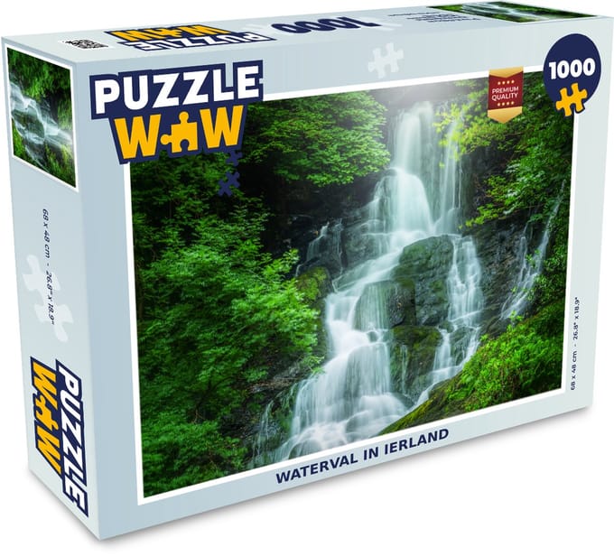 Puzzel Waterval in Ierland - Legpuzzel - Puzzel 1000 stukjes volwassenen
