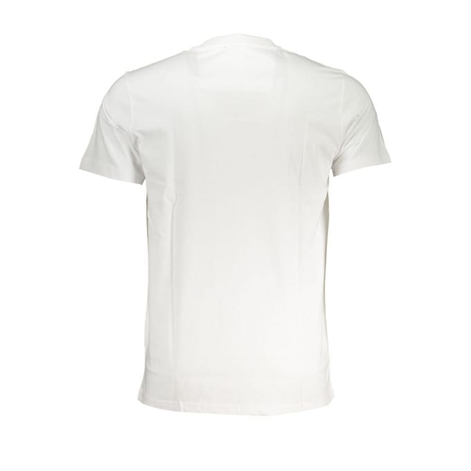 Cavalli Class Bianco Katoenen Heren T-Shirt