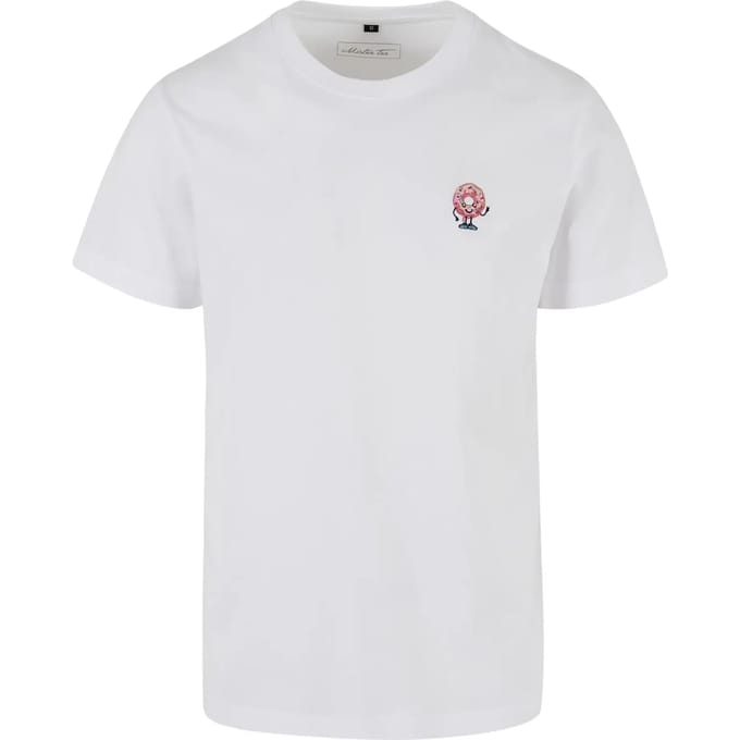 Mister Tee - Donut Heren Tshirt - S - Wit