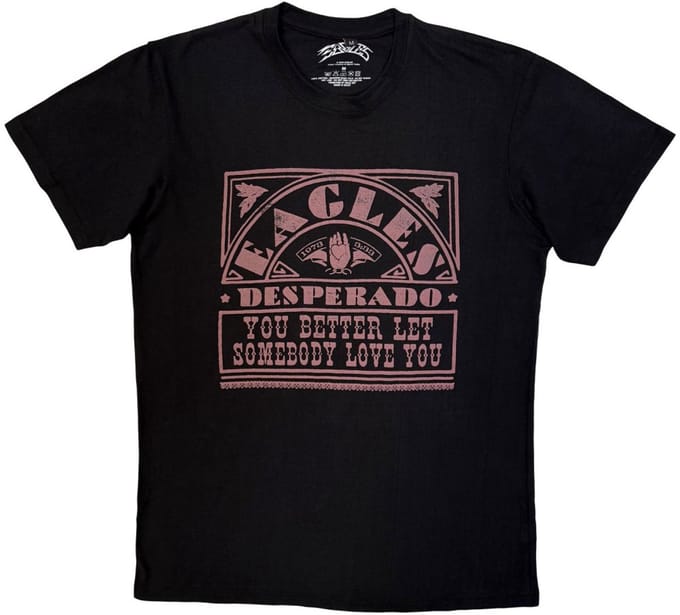Eagles - Desperado Heren Tshirt - S - Zwart
