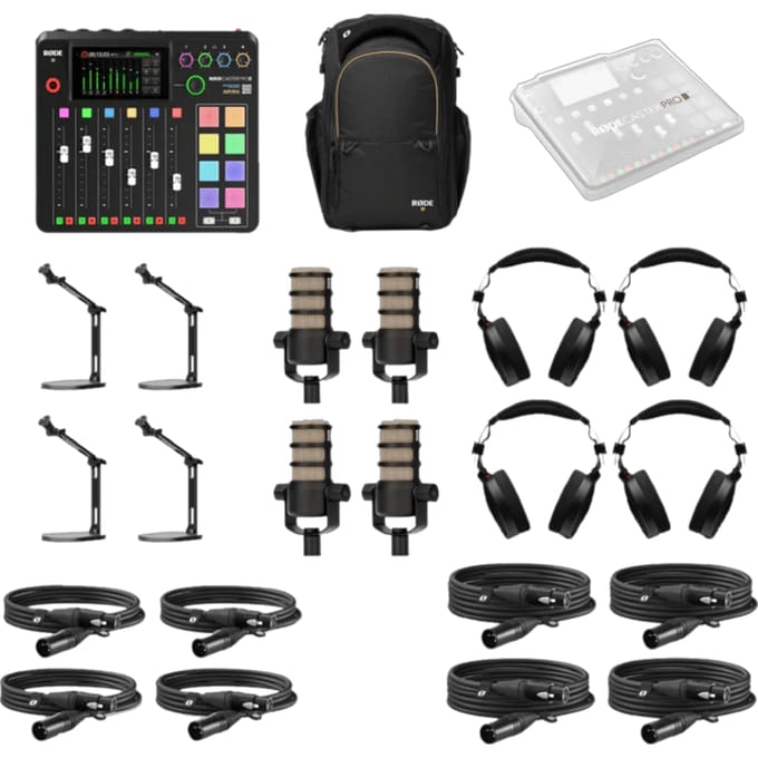 RØDE Fully equipped podcast bundle