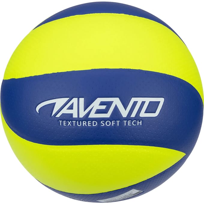 Avento Volleybal PU gelamineerd - Match Pro - Soft Touch - Blauw/Geel