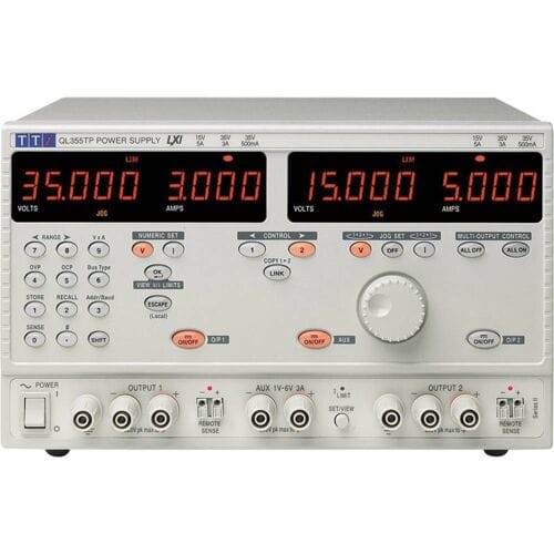 Aim TTi QL355TP SII Labvoeding, regelbaar 0 - 35 0 - 3 A 228 W Aantal uitgangen: 3 x
