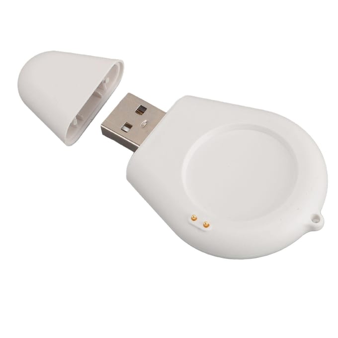 Magnetische Draagbare Horlogeoplader 1m USB Oplaadkabel Adapter voor Horloge S3 2Pro S2 46mm Wit wit