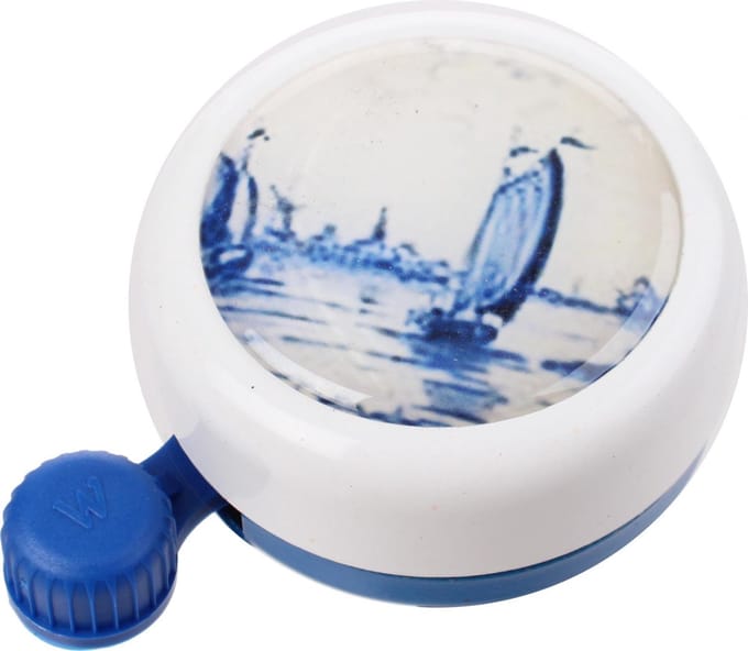 Widek Fietsbel White Collection Zeilboot Delfts Blauw 55 Cm