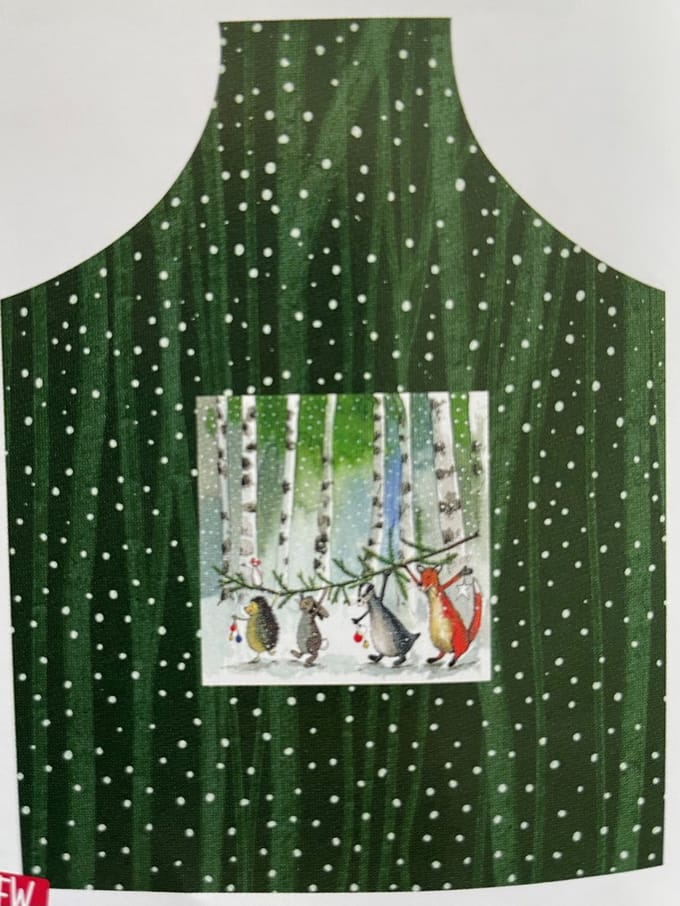 Alex Clark Schort Christmas Festive Forest ~ Dieren in het bos winter/kerst