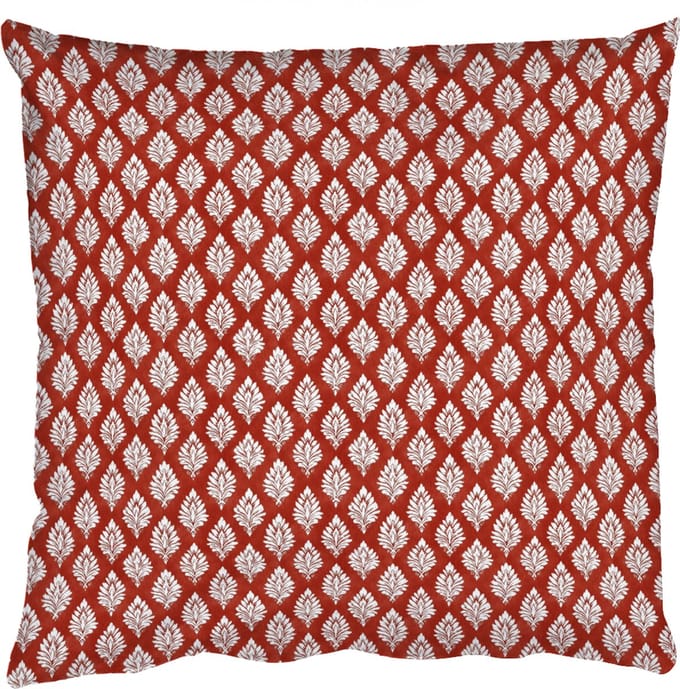 Sierkussens - Kussentjes Woonkamer - 50x50 cm - Chic - Patroon - Rood - Wit