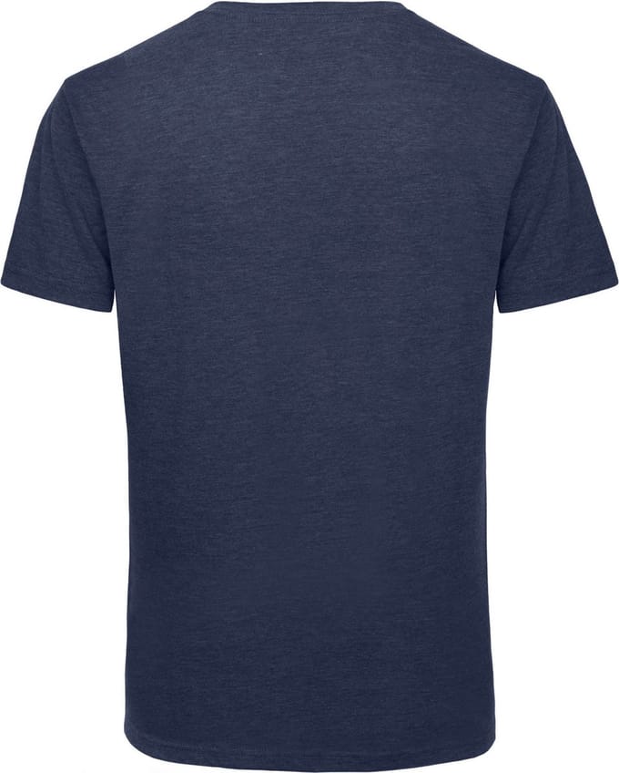 B&C TriBlend V-neck TEE CGTM057 - Heather Navy - 3XL