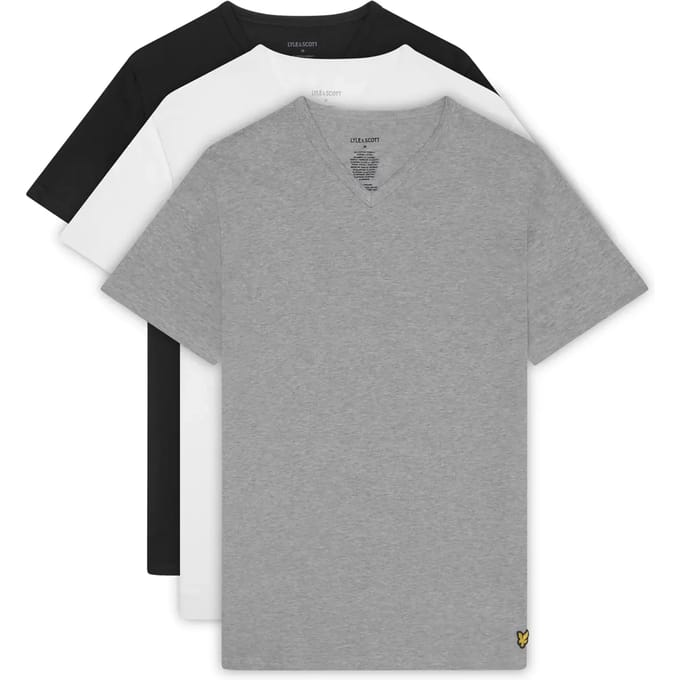 V-hals T-shirt Lyle & Scott Basic (x3)