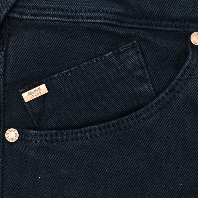 Dames lange stretch denim broek 6Y5J28-5N2FZ