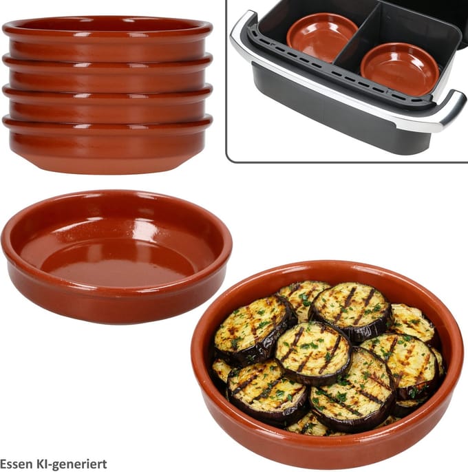6-delige set Cazuela Tonschale Bruno 16cm M - 33353