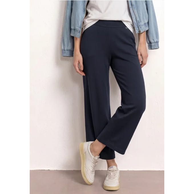 7/8 broek met wijde pijpen in Loose Fit