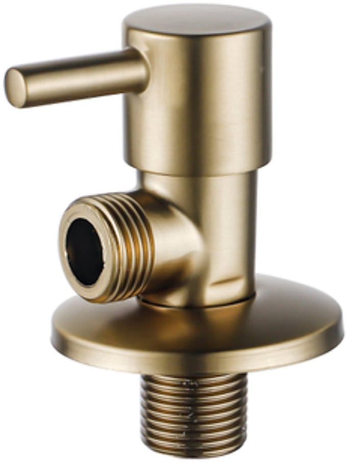 Fugaflow Eccelente Sobrado - stopkraan G1/2 - Geborsteld Messing PVD (Goud)