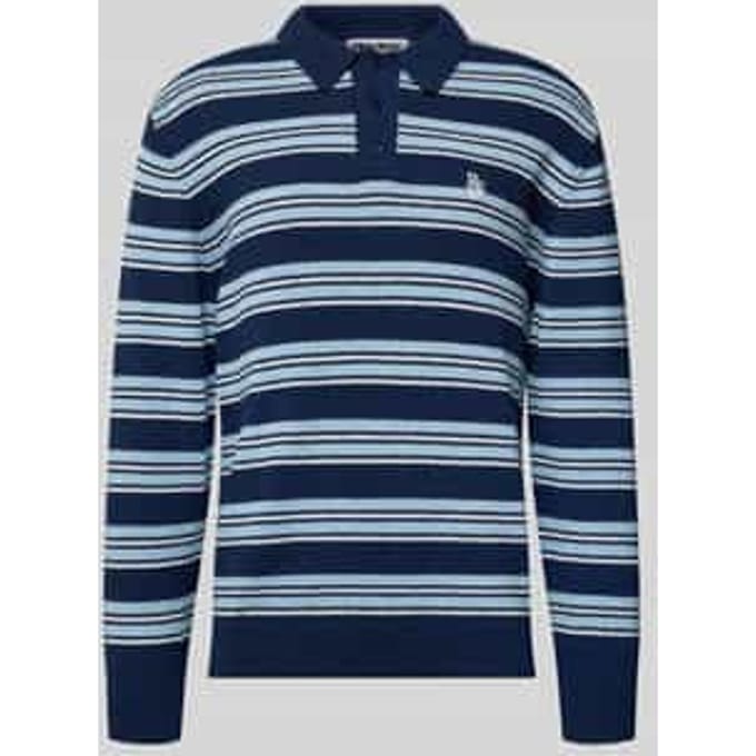Gebreide pullover met polokraag in bouclé-look