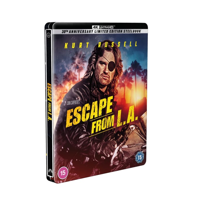 Escape from L.A. - Steelbook Limited Edition - 4K UHD + blu-ray - Import
