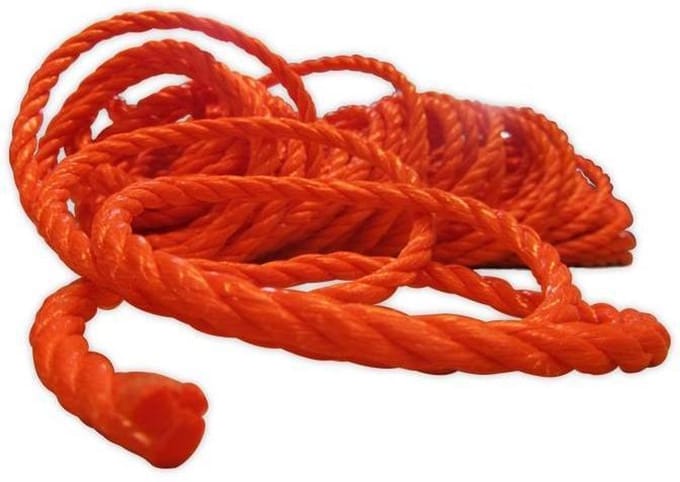 Touw Oranje Streng 4mm x 25 meter