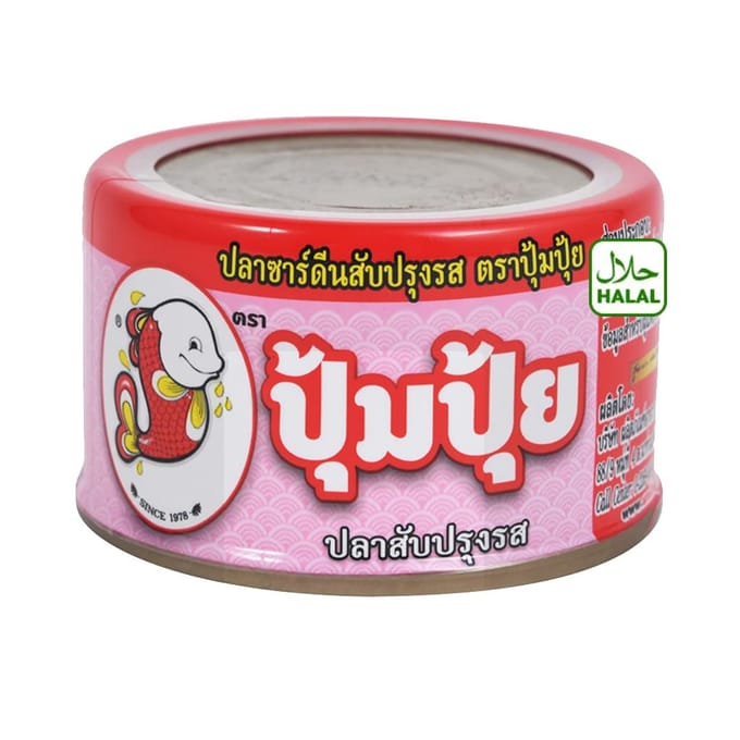 POMPUI Pâte de Poisson 80 g. x 1 / 3 / 6 pcs - Goût Thaï, Fabriqué en Thaïlande 80 g. x 3 pcs