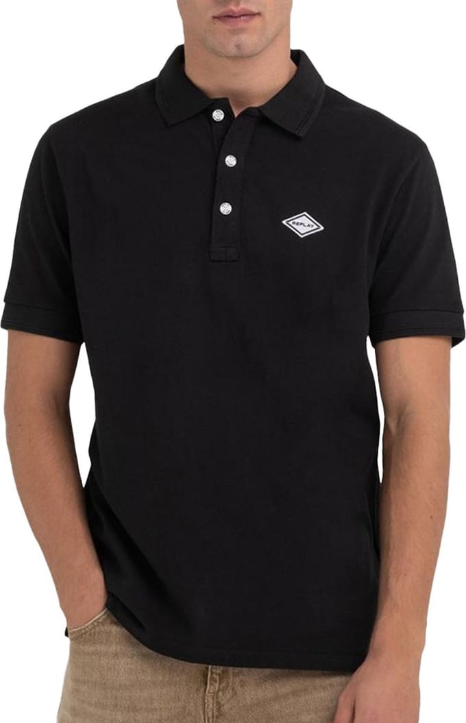 Replay Pique Polo Heren - Maat S