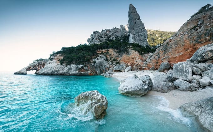 Fotobehang Beach Tales - Meerkleurig - 2,80m X 450cm