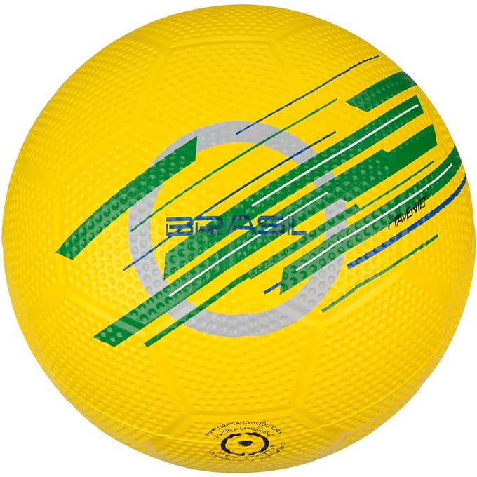 Avento Straatvoetbal - Worldcup - Geel - Brazilië - Maat 5
