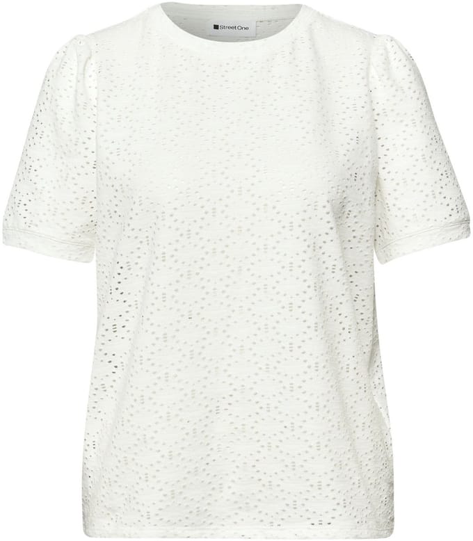 A325071 shirt w.cut out lace and pu