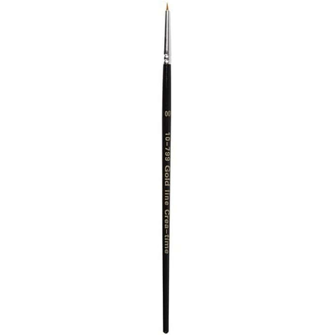 Creativ Company Gold Line Penselen Rond 12 stuks