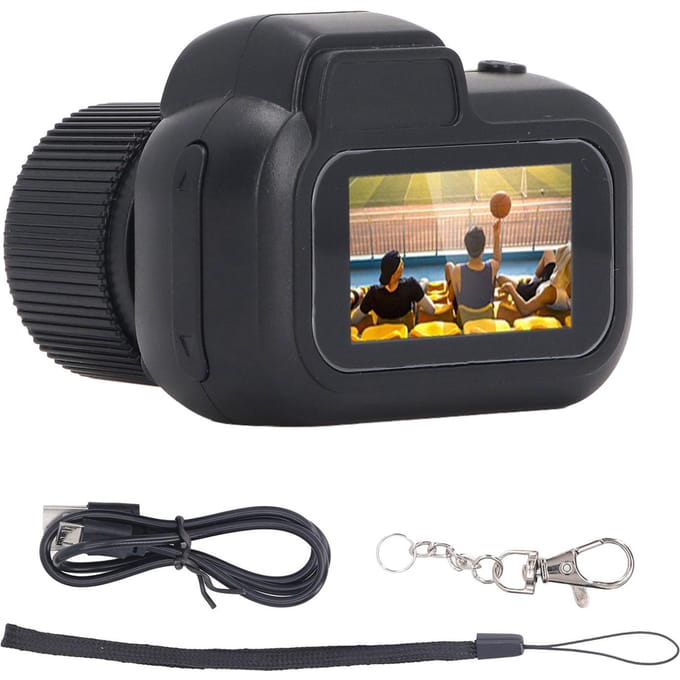 Mini caméra numérique 1080P 2 MP 100 minutes d'autonomie de batterie Petite caméra vidéo avec écran couleur Poignet