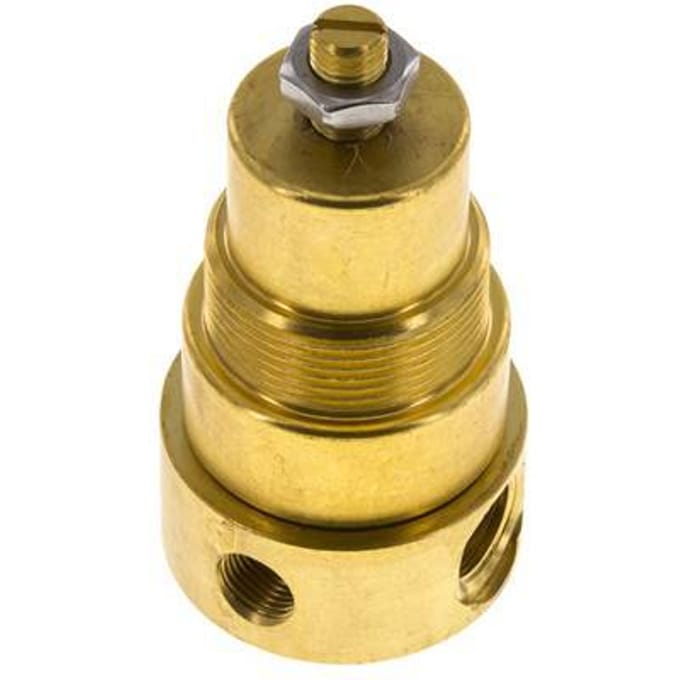 Drukregelaar G1/4'' 330l/min 0.1-1.5bar/1-22psi Messing