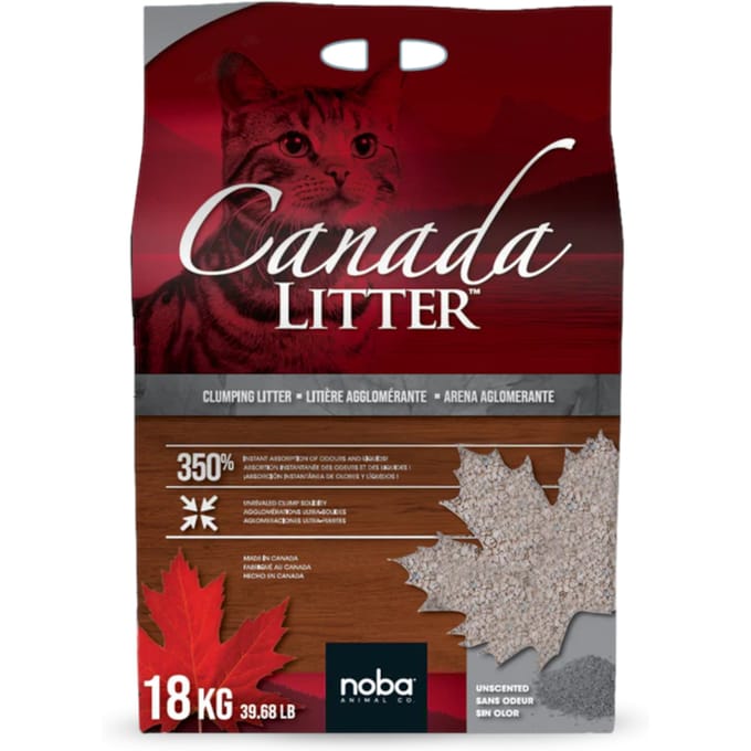 18kg Canada Litter Ongeparfumeerde kattenbakvulling
