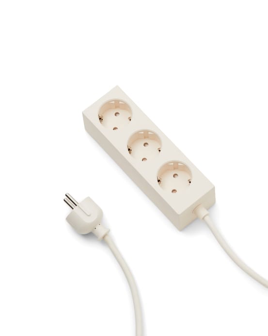Pedestal Power Bar contactdoosstrip - pearl - 2 m