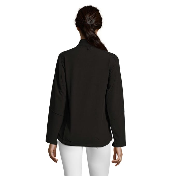 SOLS Dames/dames Roxy Soft Shell Jacket (ademend, winddicht en waterbestendig) (Zwart)