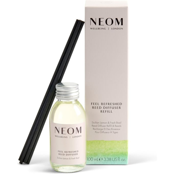 NEOM Wellbeing Feel Refreshed Reed Diffuser Refill 100ml