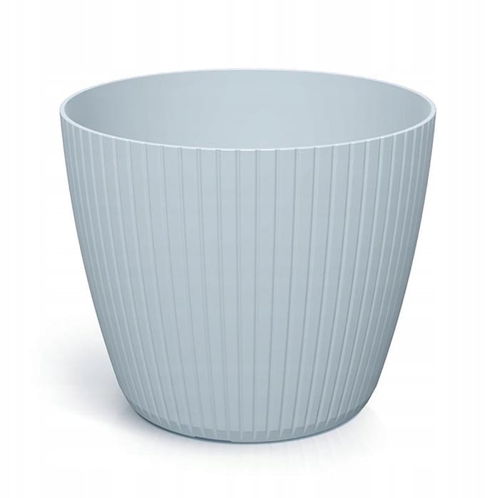 Prosperplast Lamia - Bloempot - Okrągła - Ryflowana - 17,8 cm