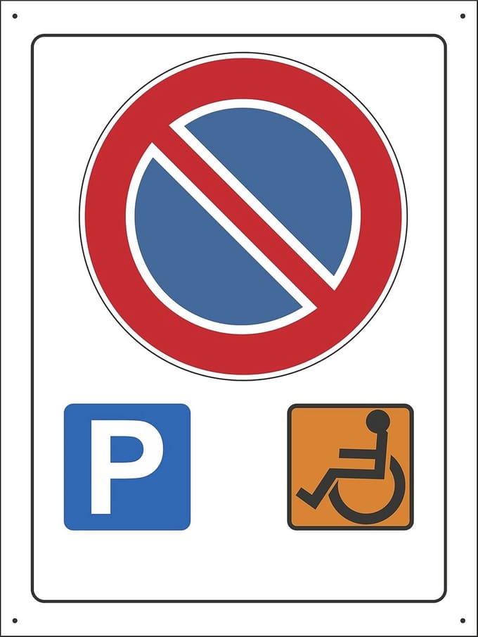 Aluminium Verbodsbord voor Buiten - 3 mm Dik en Robuust