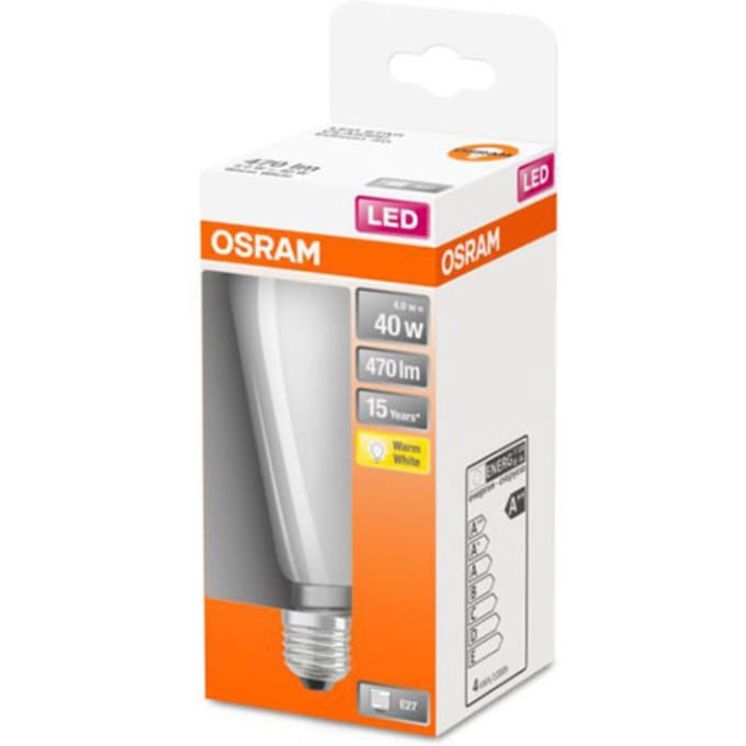 OSRAM Classic ST LED lamp E27 4W 2.700K opaal