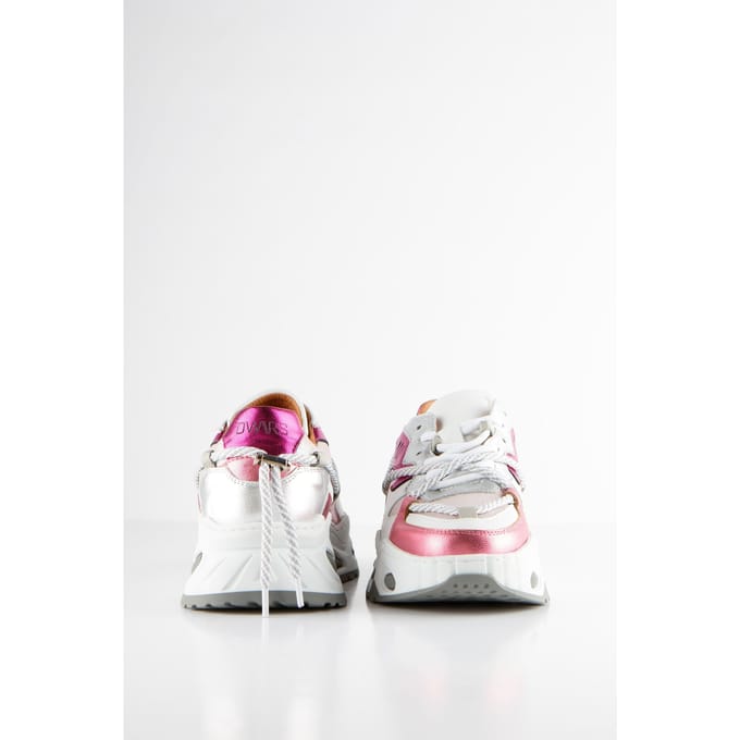 DWRS label Saturnus Denim Sneaker Silver / Pink Größe: 36 | Trainers Outlet | Damen | Blau