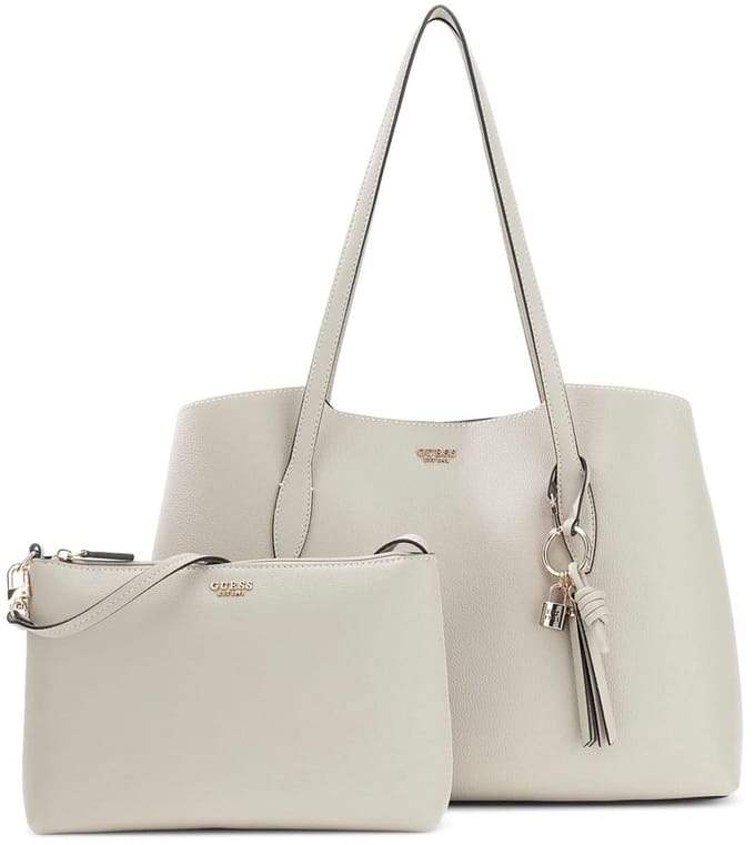 GUESS schoudertas Melody 2 In 1 Tote Light Taupe