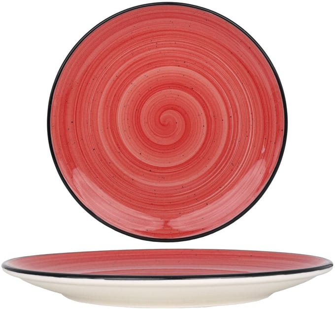 Bonna Dinerbord - Aura Passion - Porselein - 30 cm - set van 6