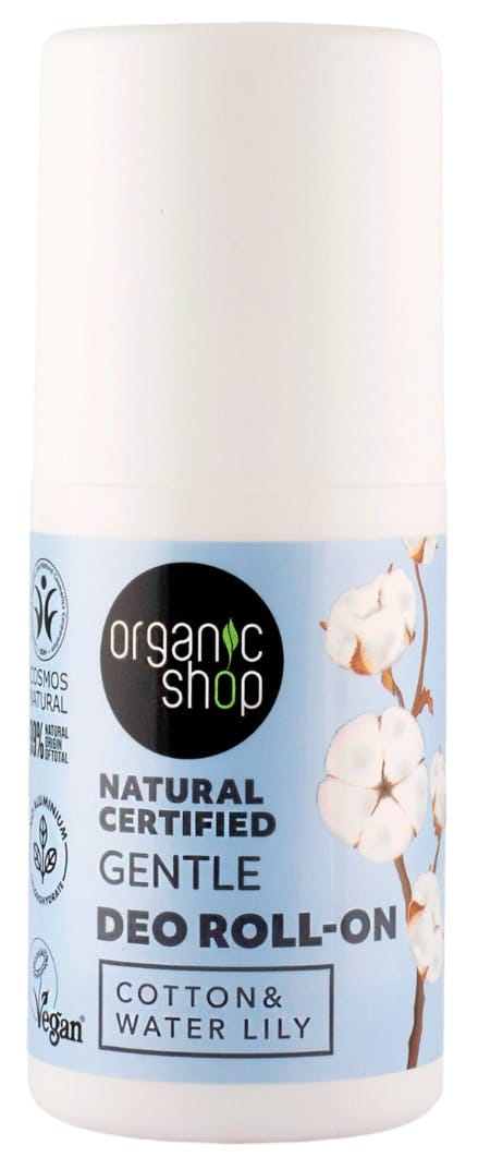 Organic Shop Natural Certified Gentle Deo Roll-On Cotton &amp; Water Lily 50 ml