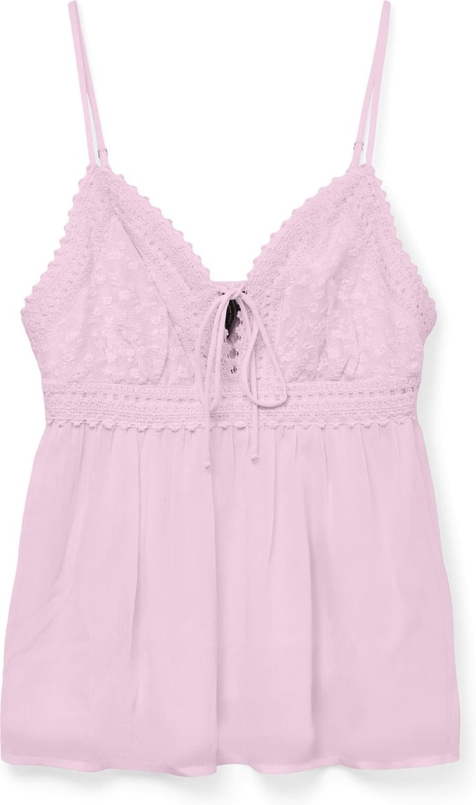 VERO MODA - VMDINA DETAIL SINGLET WVN EXP GA SB2 - Dames - Blouses