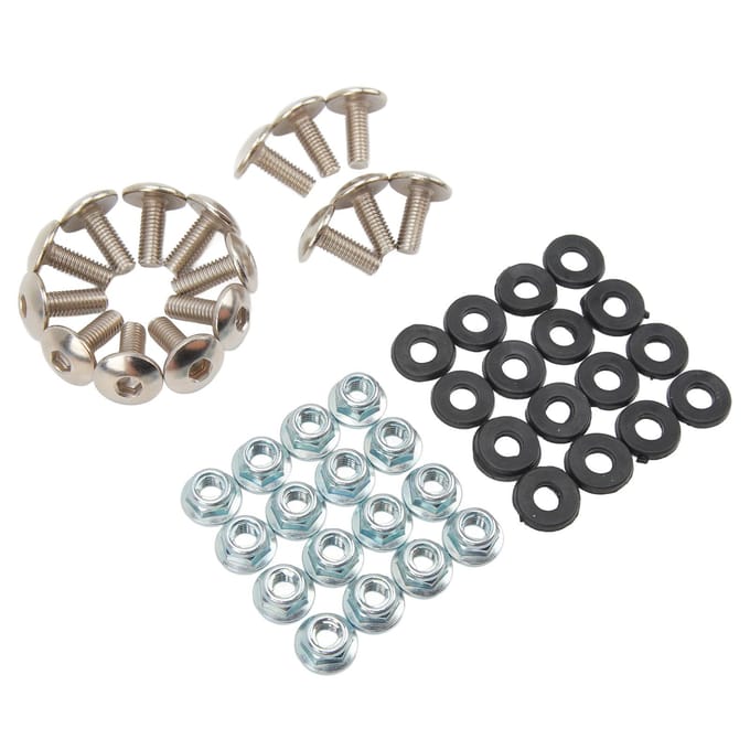 16 Set Spatbord Bout Ring Moer Schroef Kit M6 Draad Bevestigingskit voor 50cc 70cc 90cc 110cc 125cc ATV Quad 4 Wheeler