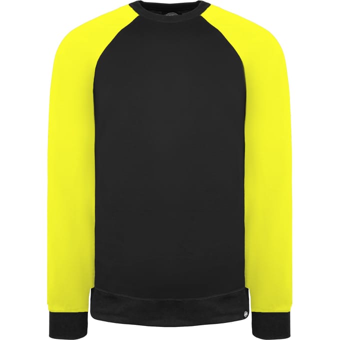 Dickies Tweekleurige Heren Zwart/Geel Sweater