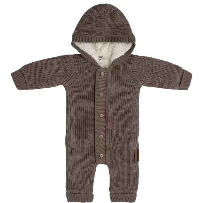 Baby's Only Overall teddy Soul - Mokka - 80 - 100% ecologisch katoen - GOTS