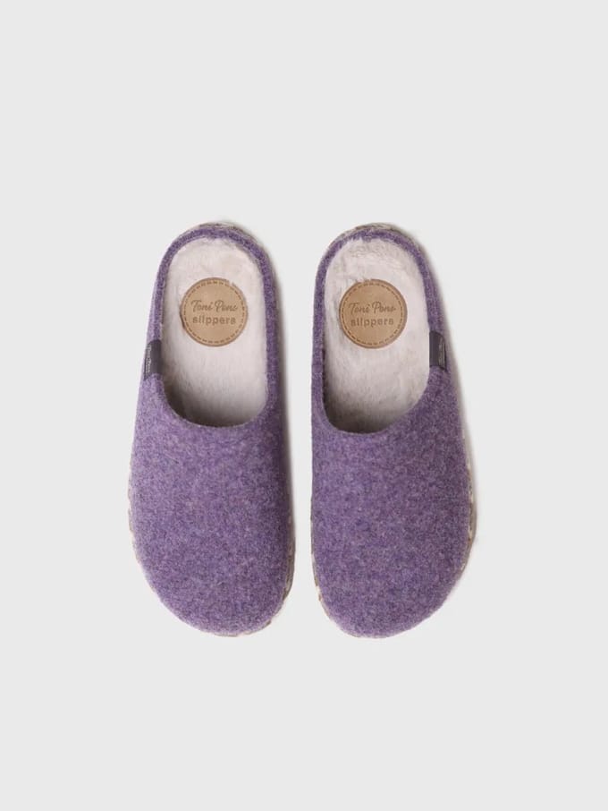 Damesslippers van vilt | DELI-FP